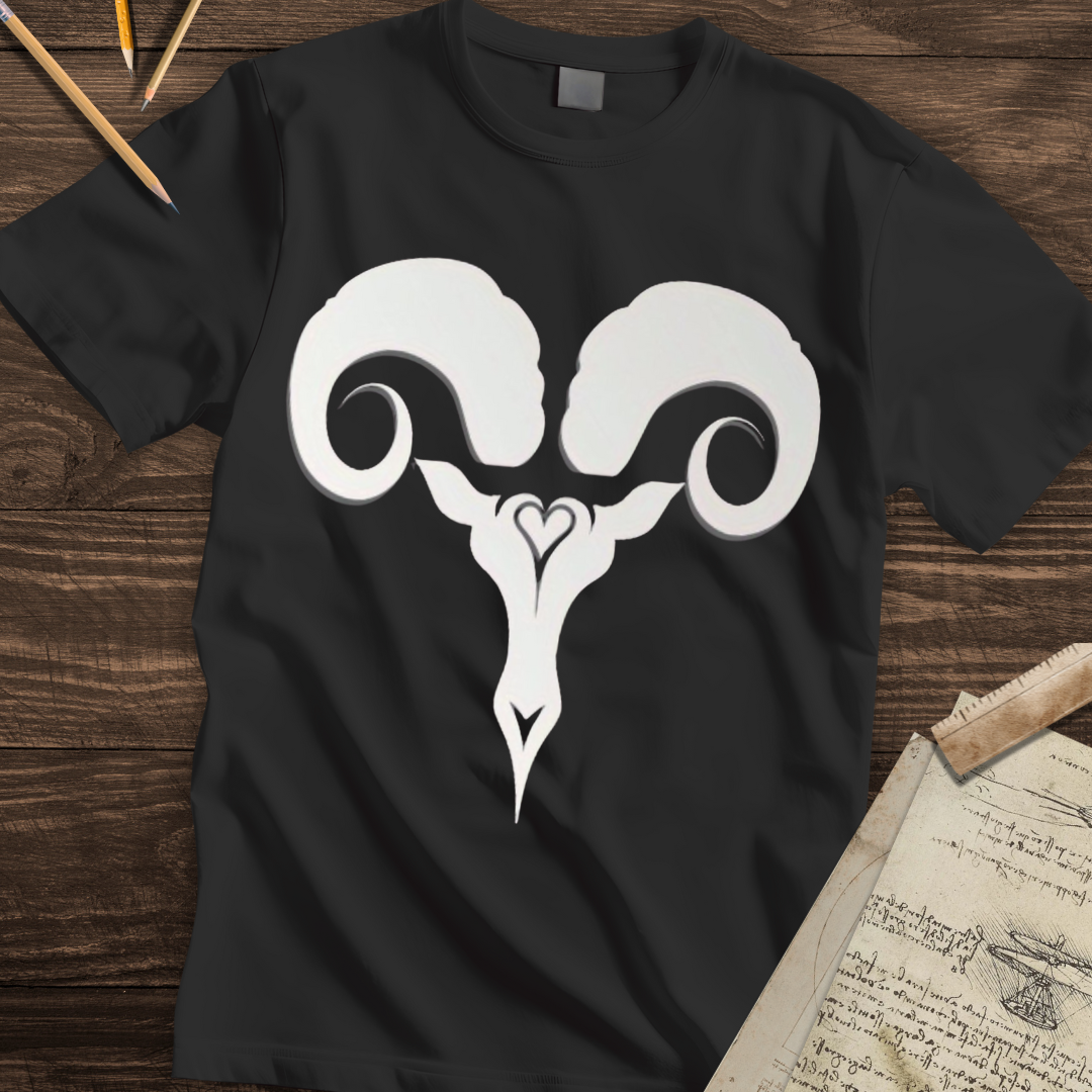 Aries Heart Glyph Tee