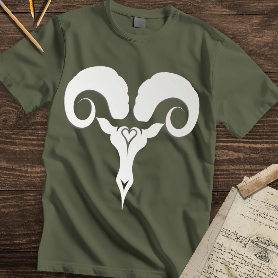 Aries Heart Glyph Tee