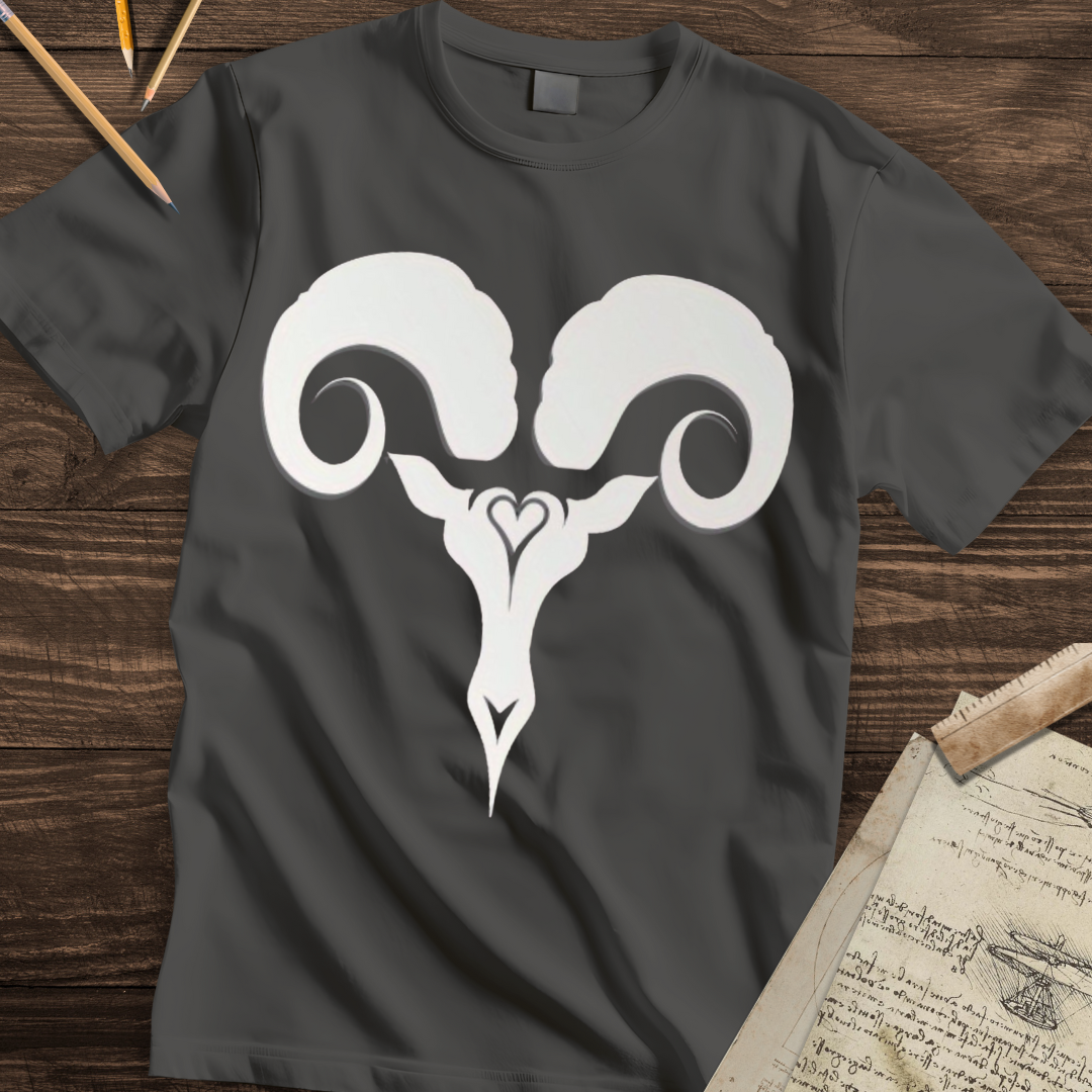 Aries Heart Glyph Tee