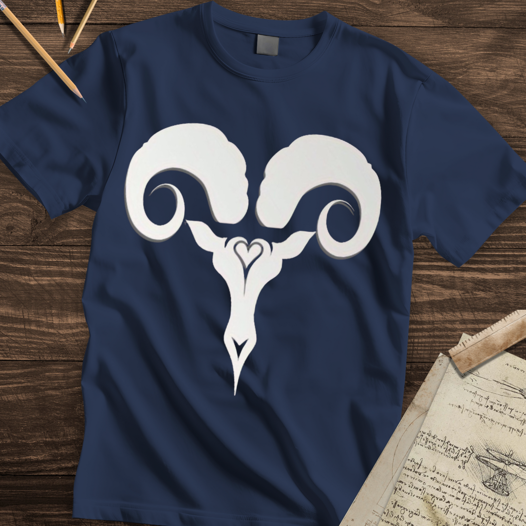 Aries Heart Glyph Tee