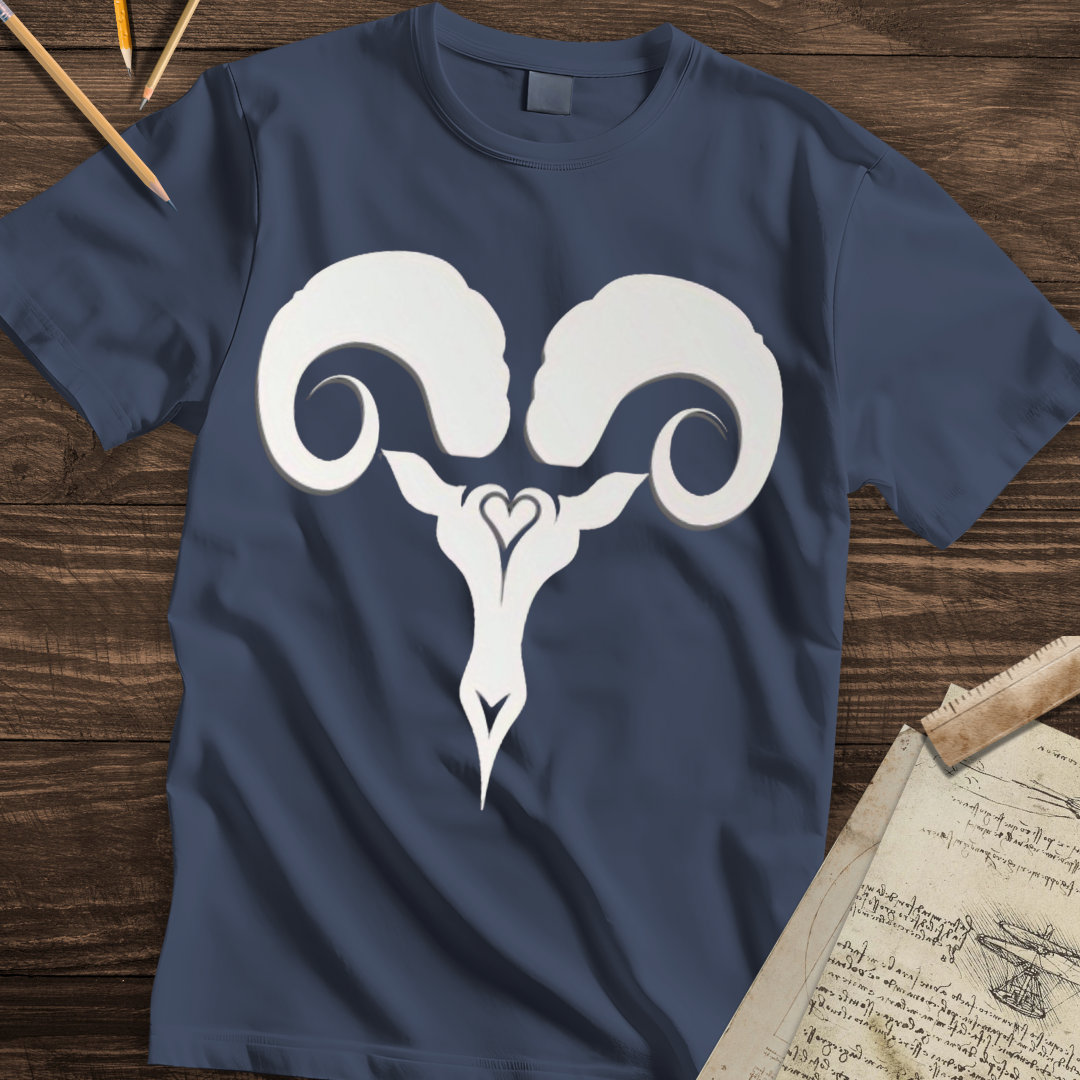 Aries Heart Glyph Tee