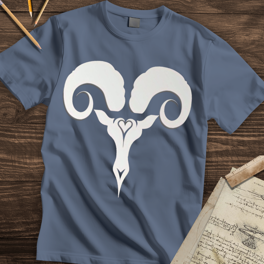 Aries Heart Glyph Tee