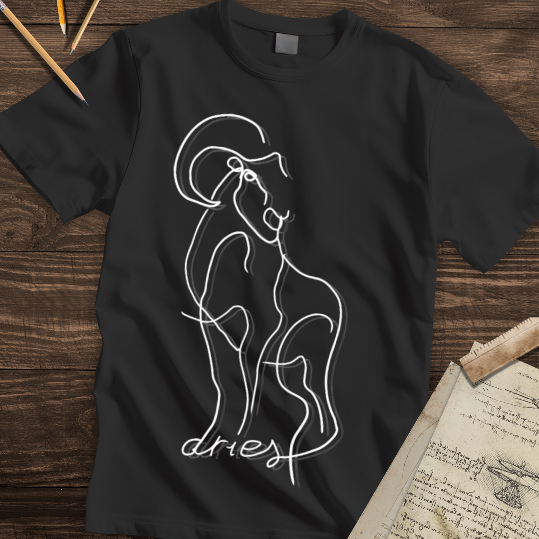 Aries Line Flow Tee