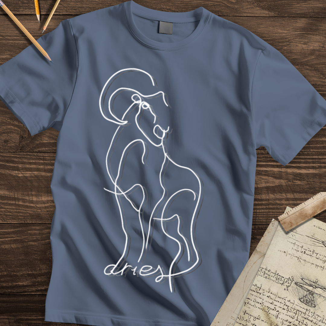 Aries Line Flow Tee
