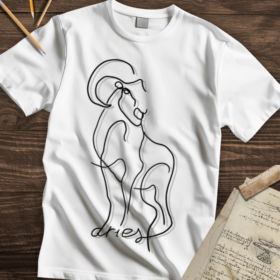 Aries Line Flow Tee