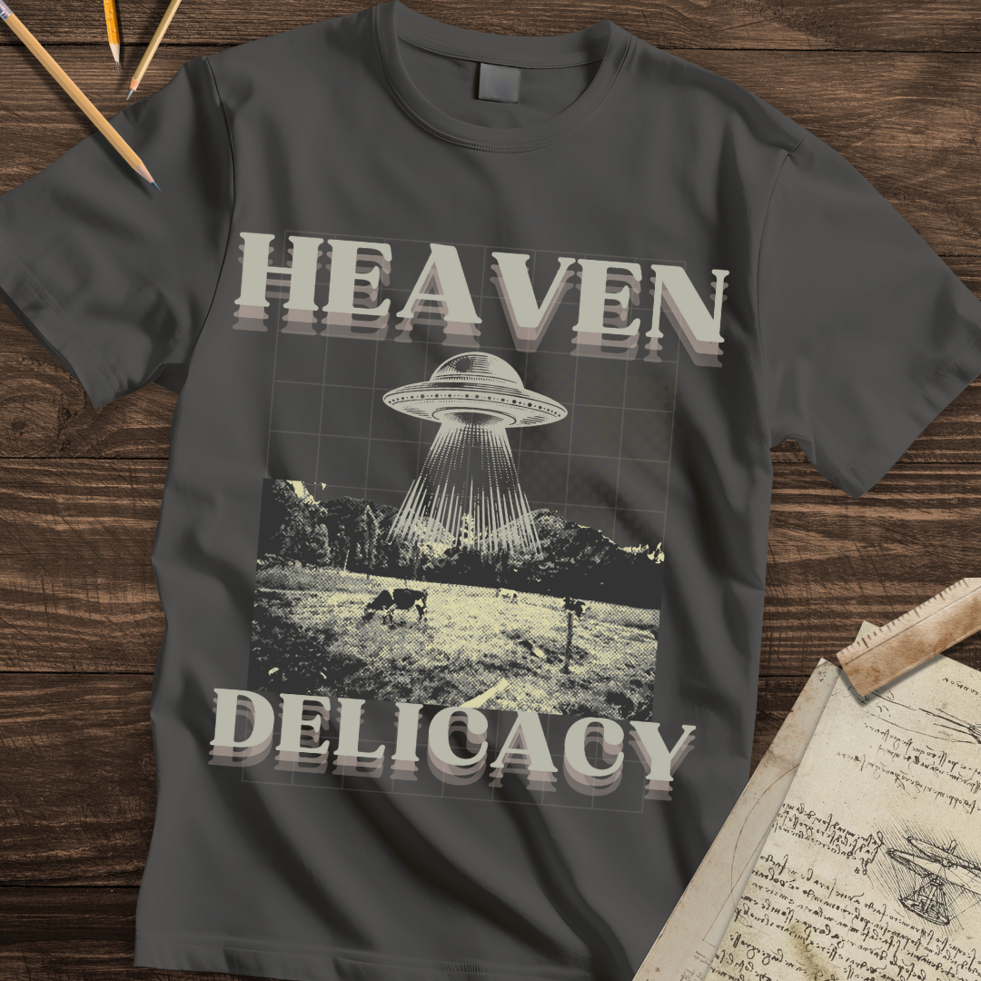 Focus on the unusual T-shirt