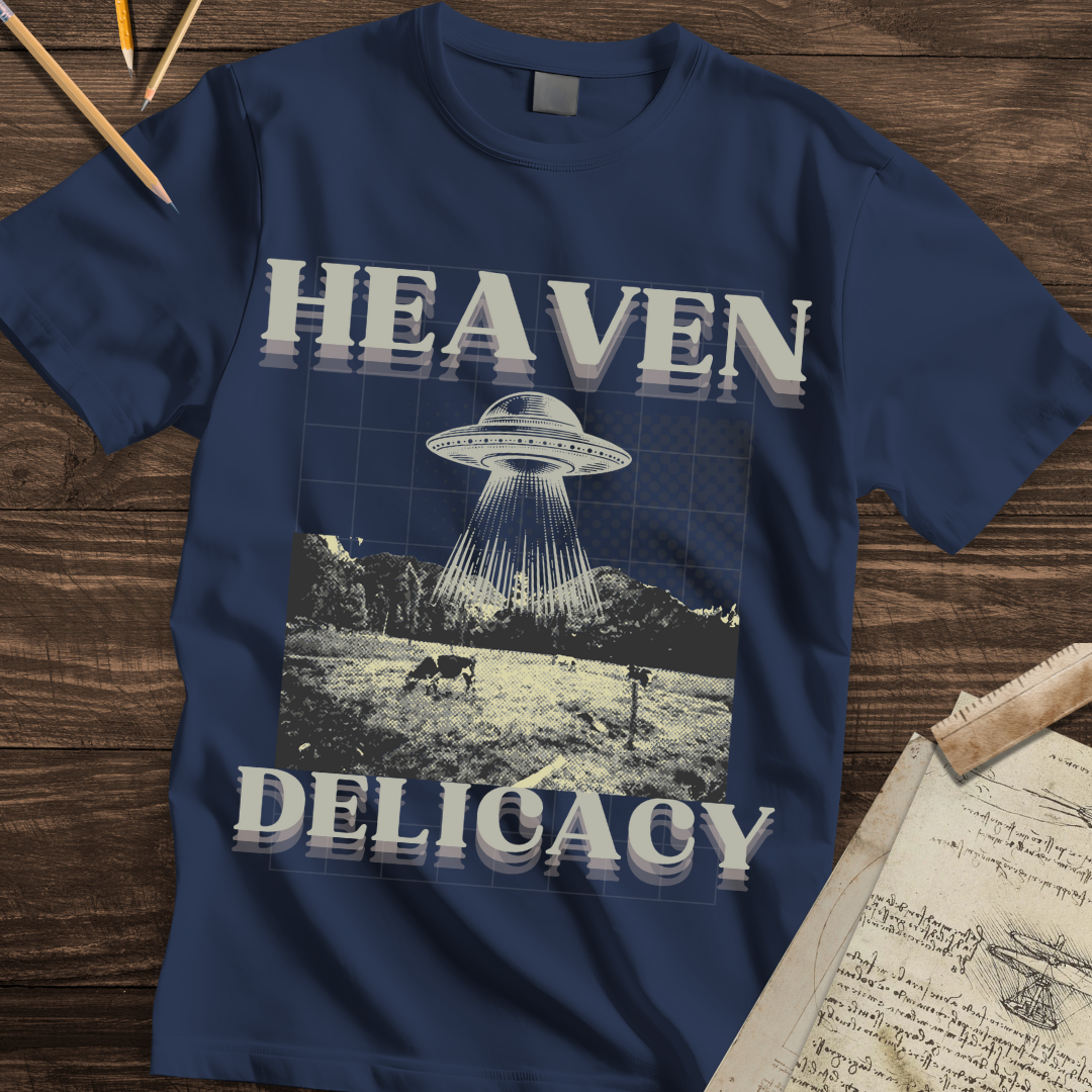 Focus on the unusual T-shirt