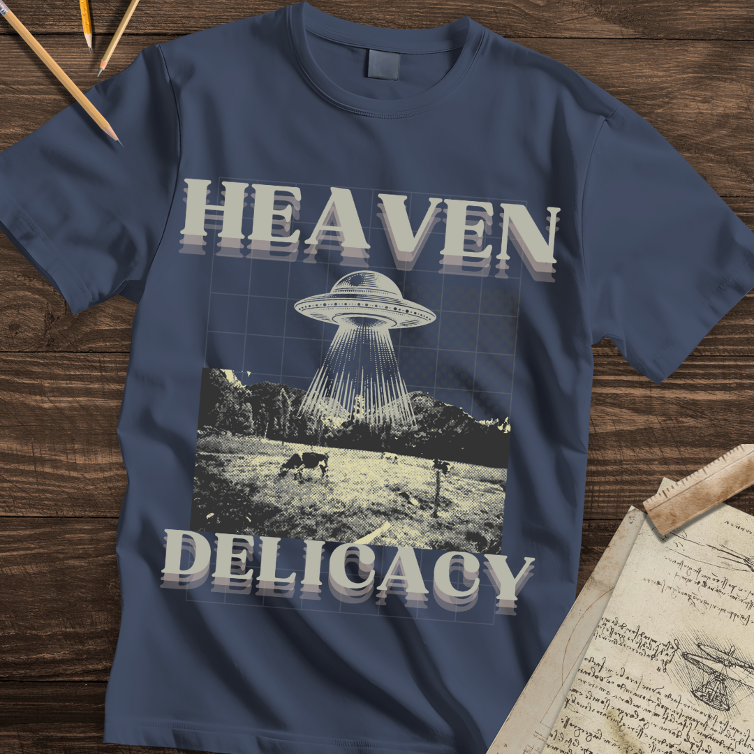 Focus on the unusual T-shirt