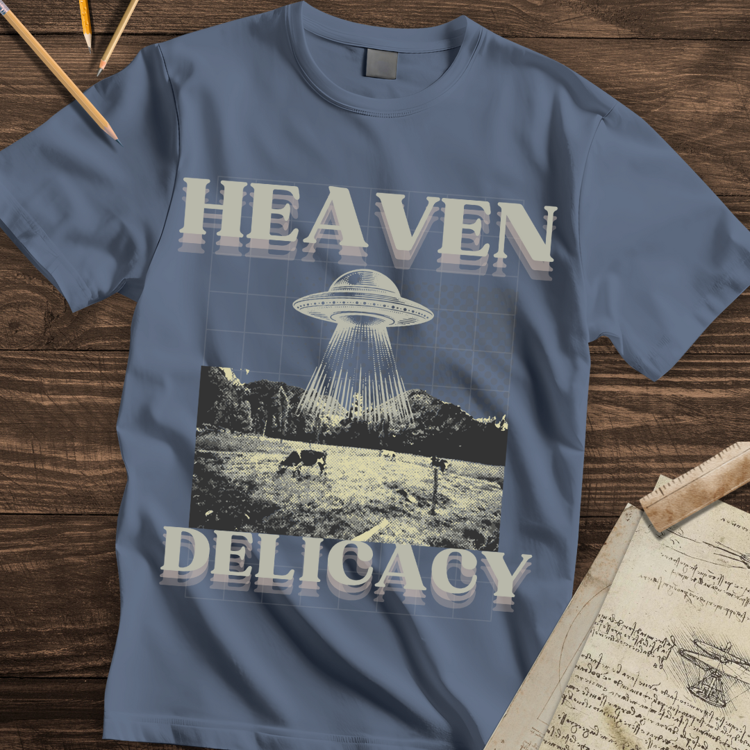 Focus on the unusual T-shirt