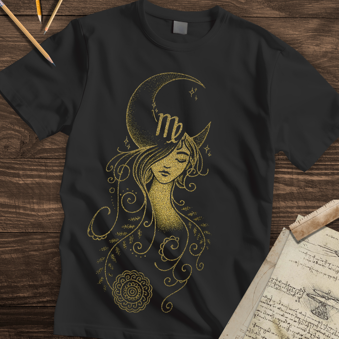 Golden Virgo Moon Maiden Tee