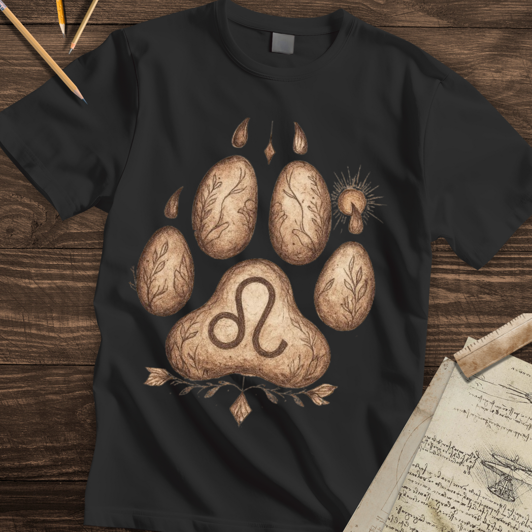 Leo Paw Print Tee