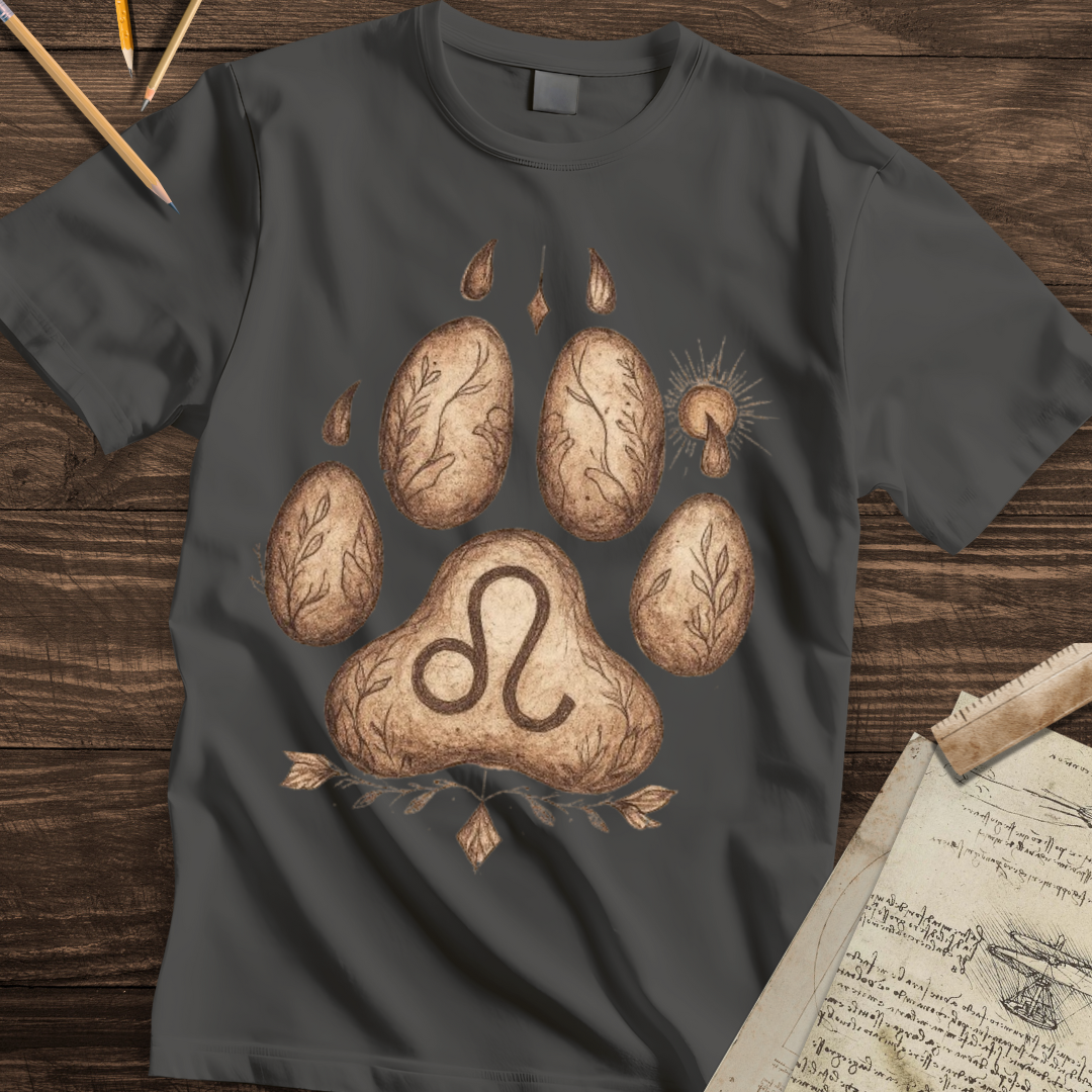 Leo Paw Print Tee