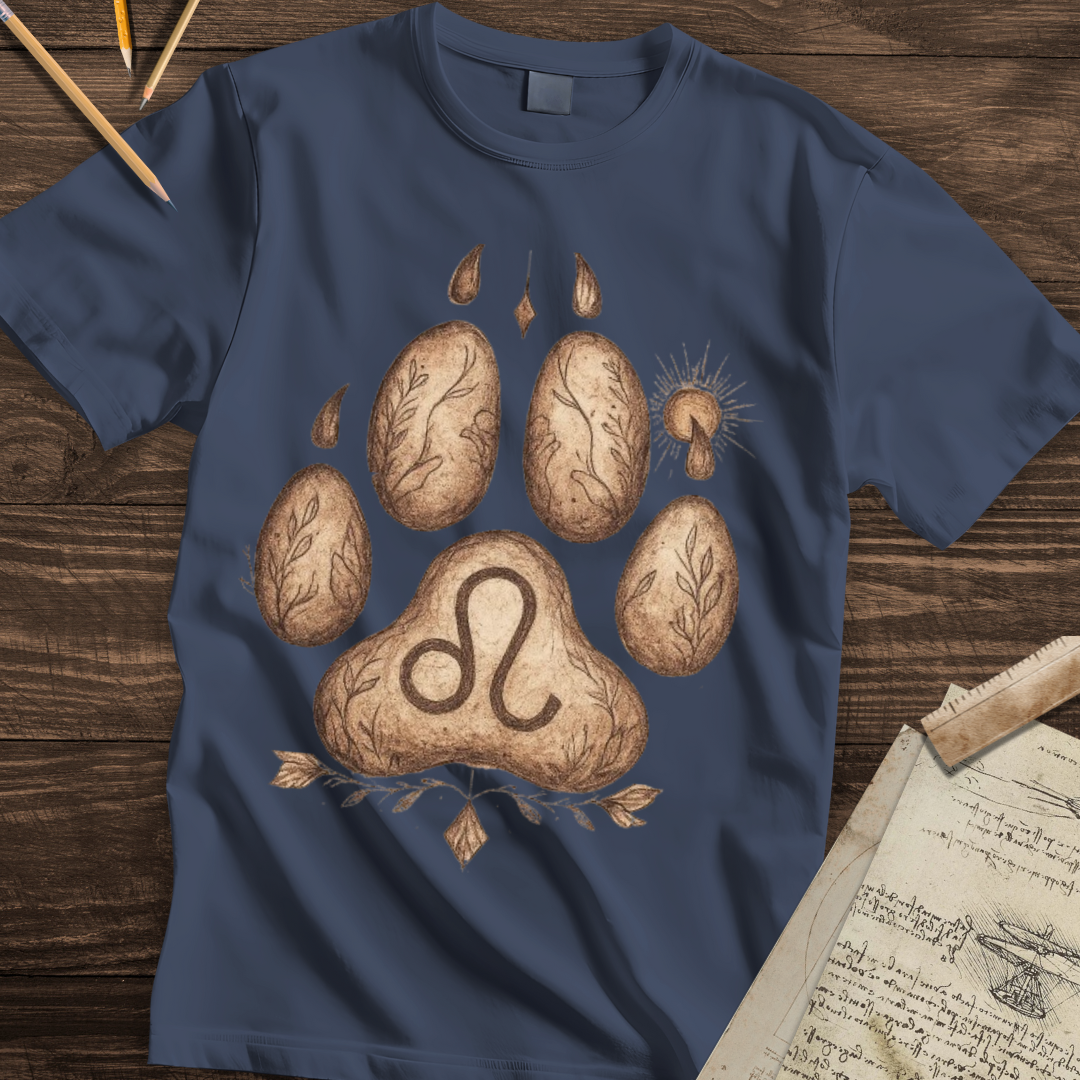 Leo Paw Print Tee
