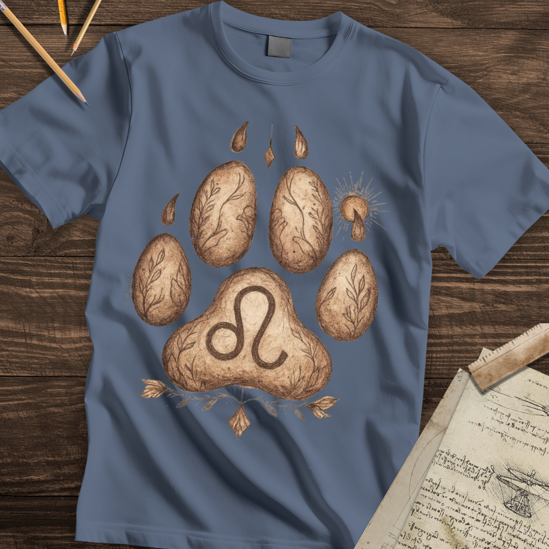 Leo Paw Print Tee