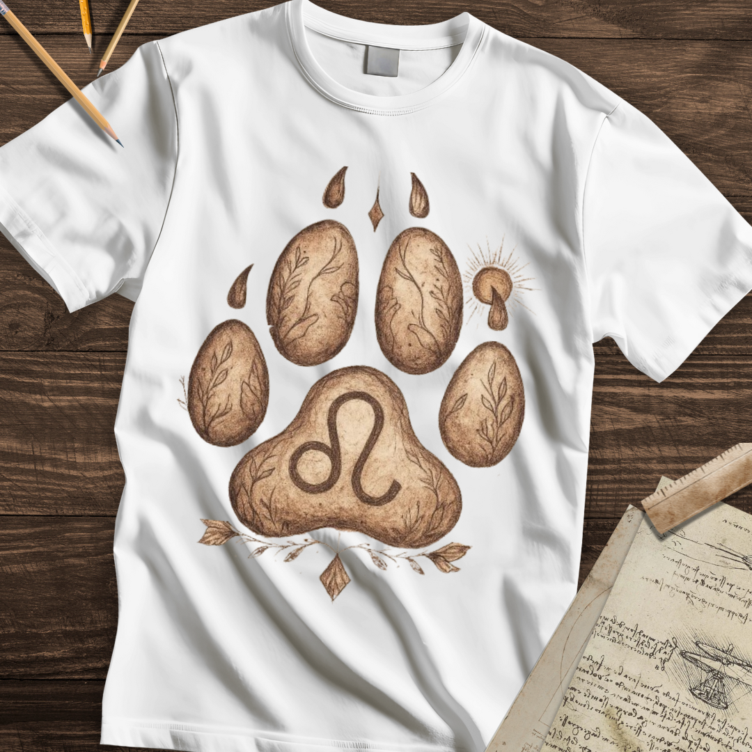 Leo Paw Print Tee