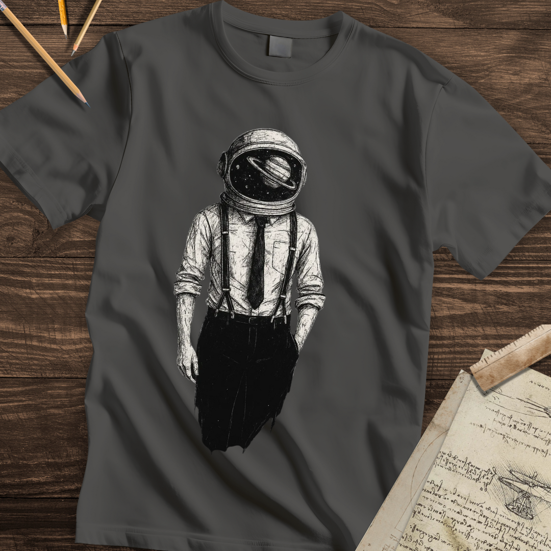 Space Suit and Tie T-shirt