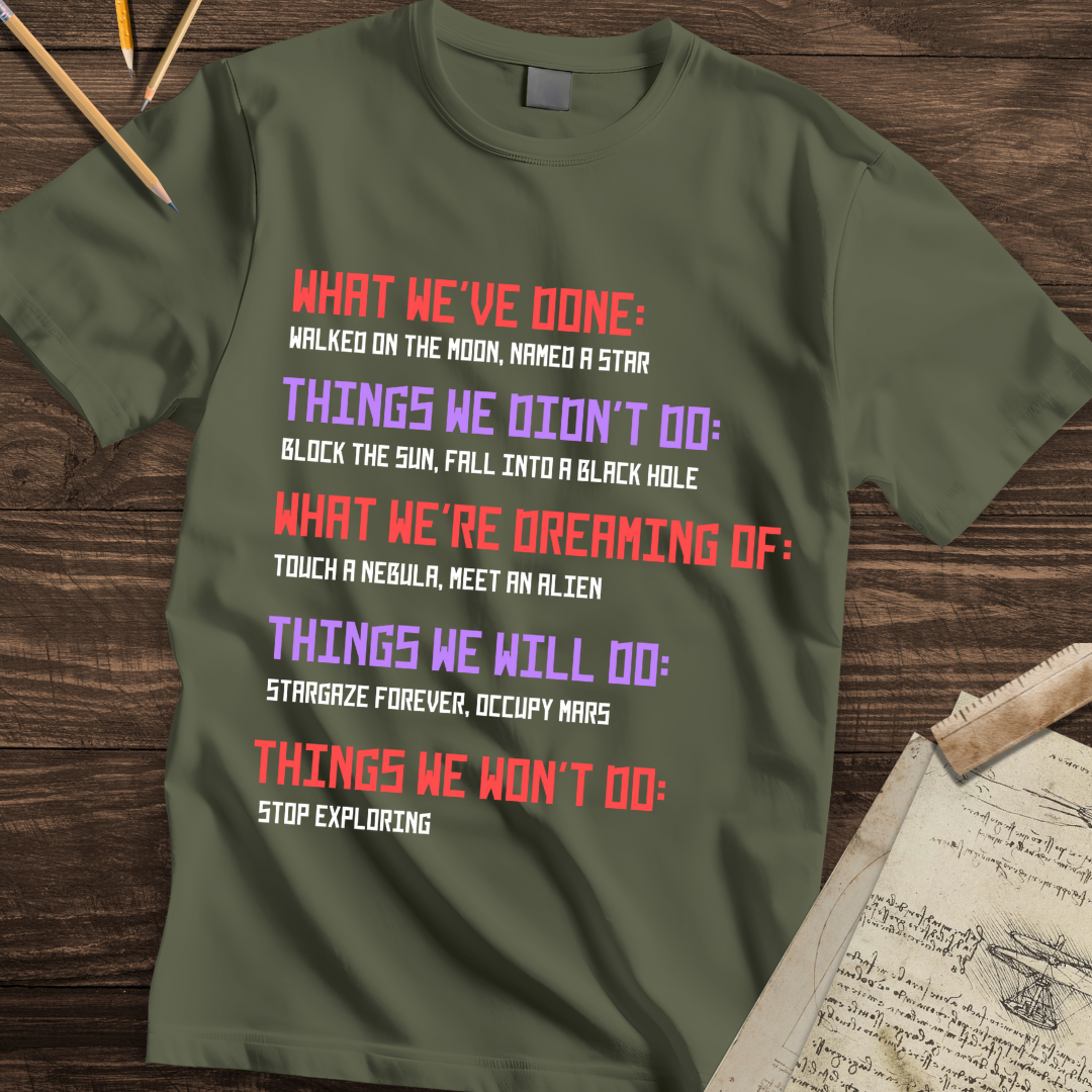 To do list T-shirt