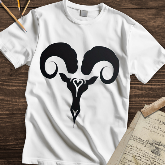 Aries Heart Glyph Tee