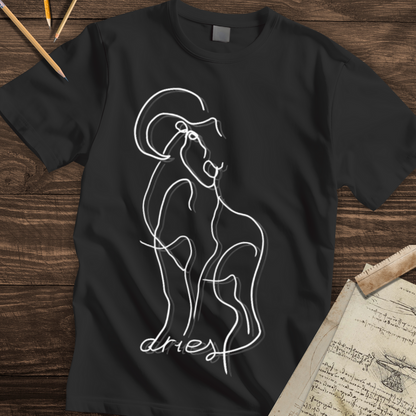 Aries Line Flow Tee