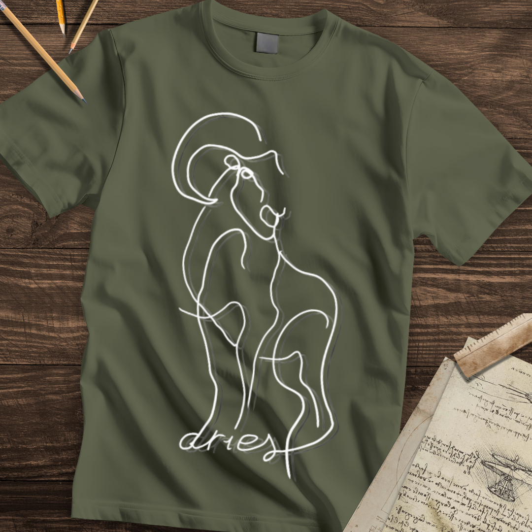 Aries Line Flow Tee