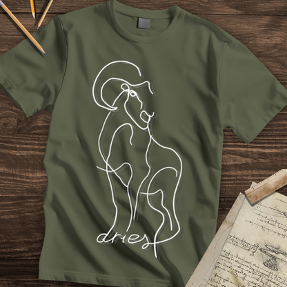 Aries Line Flow Tee