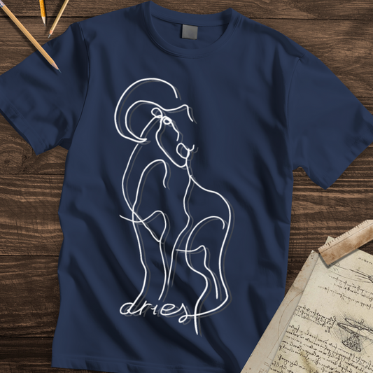 Aries Line Flow Tee