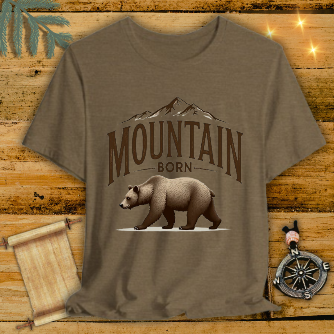 Mountain Born Bear T-Shirt