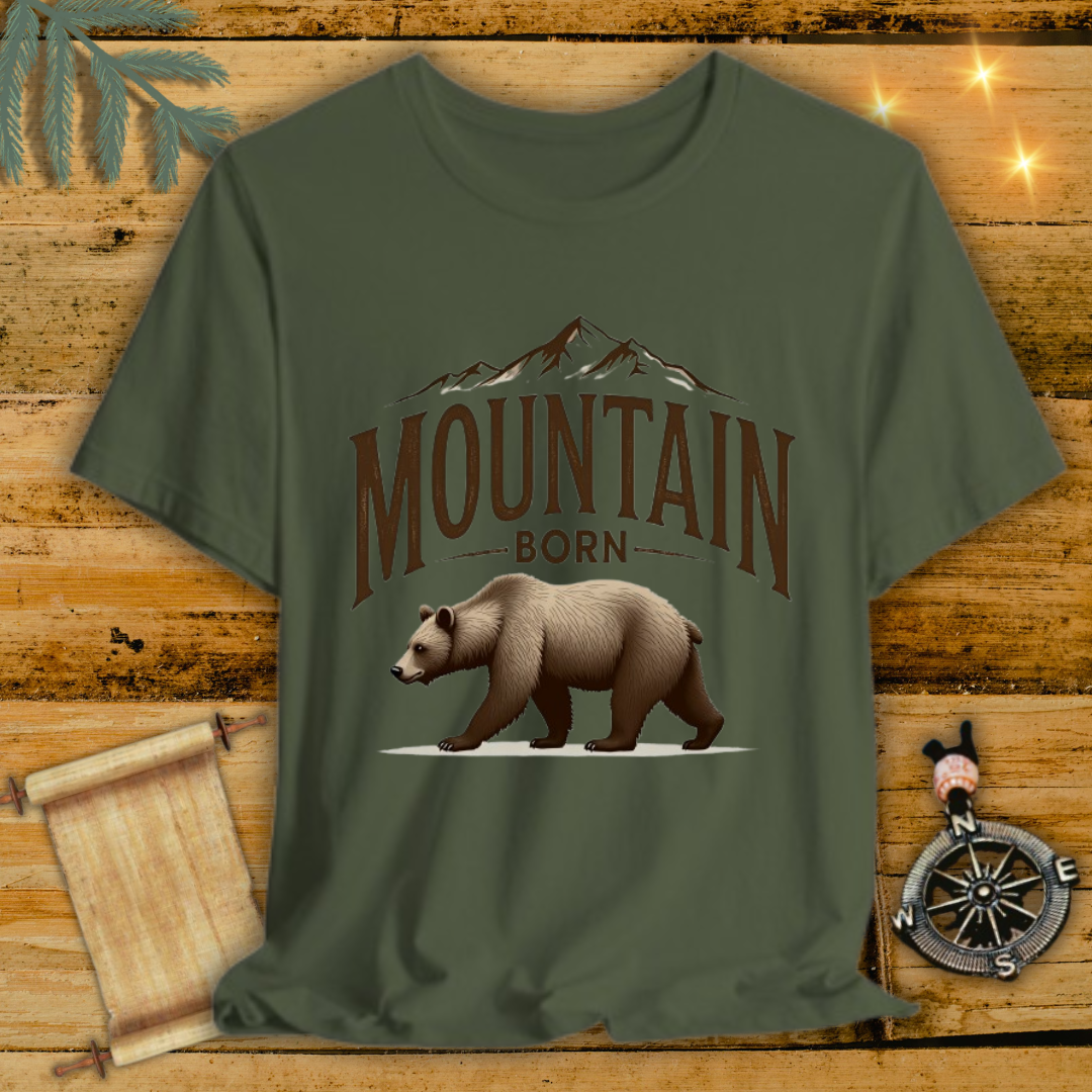 Mountain Born Bear T-Shirt