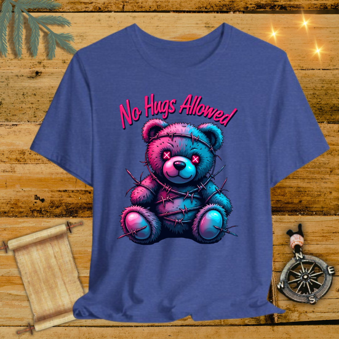 No Hugs Allowed Bear T-Shirt