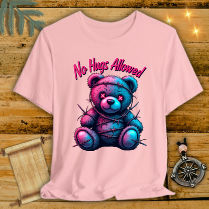 No Hugs Allowed Bear T-Shirt