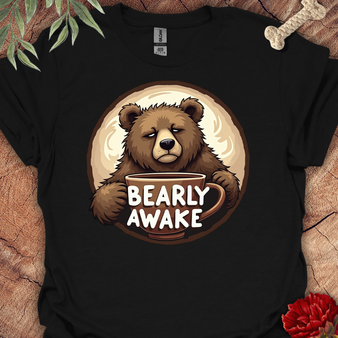 Bearly Awake Bear Tee