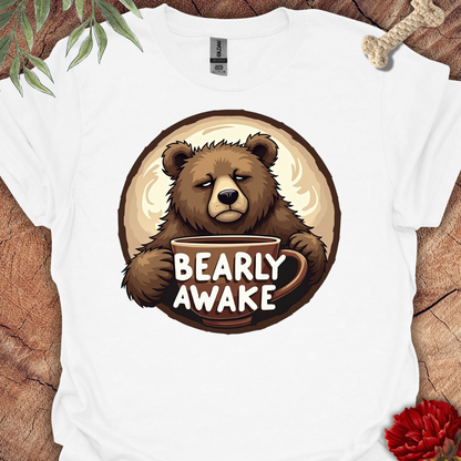 Bearly Awake Bear Tee