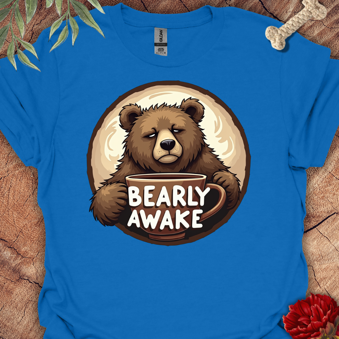 Bearly Awake Bear Tee