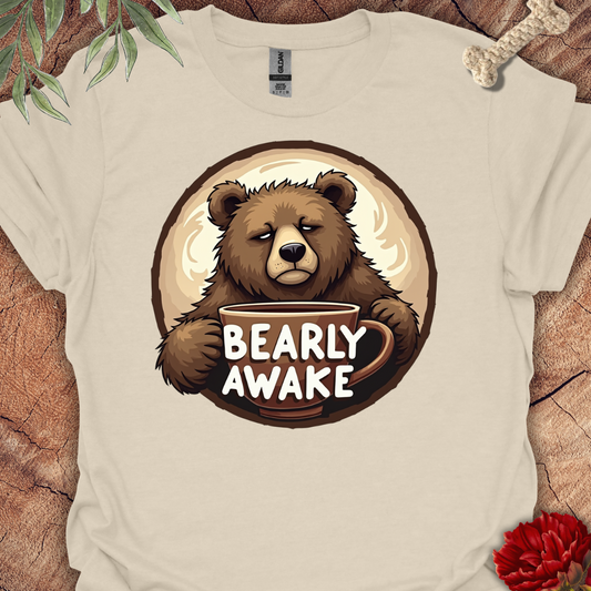 Bearly Awake Bear Tee