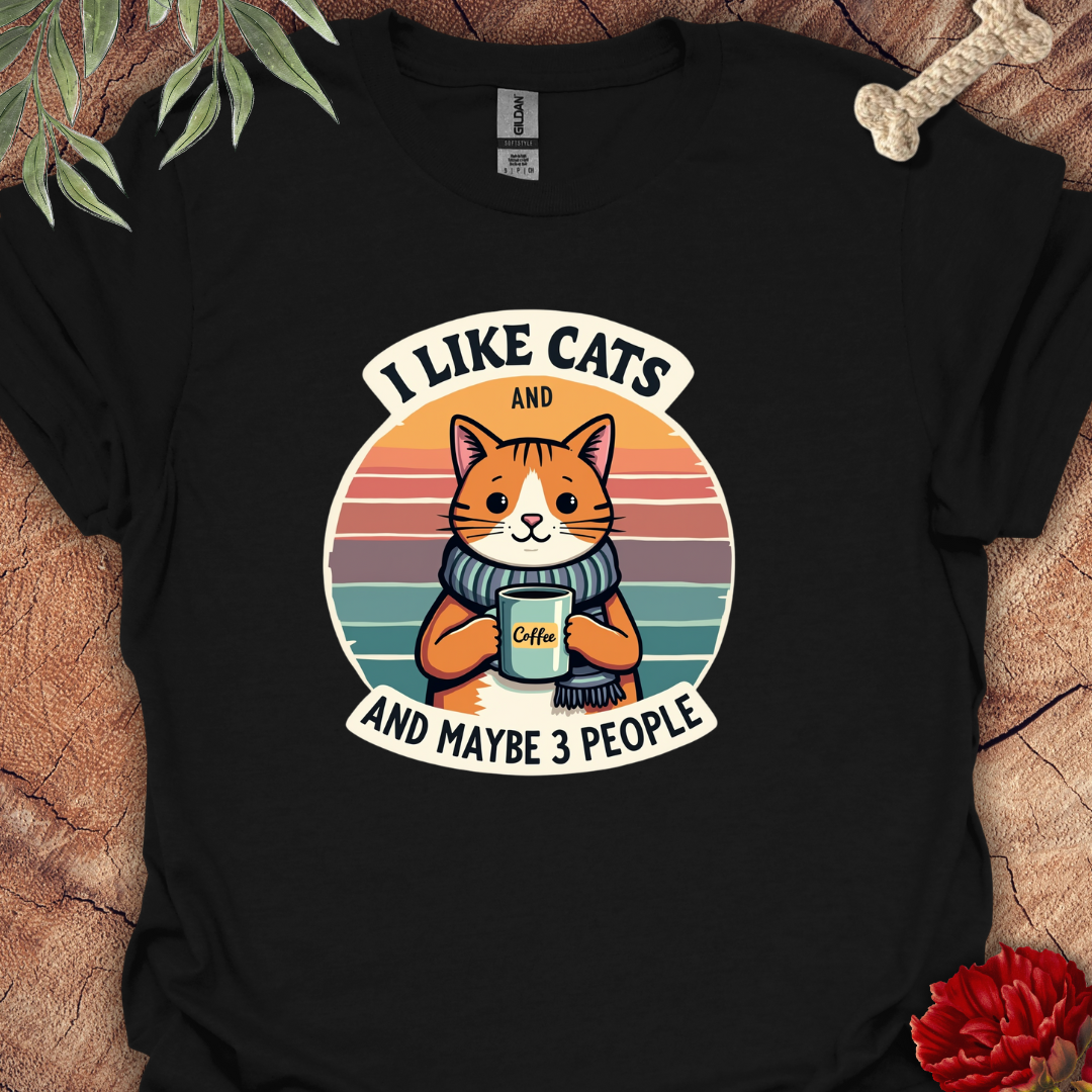 Cats and Coffee Tee