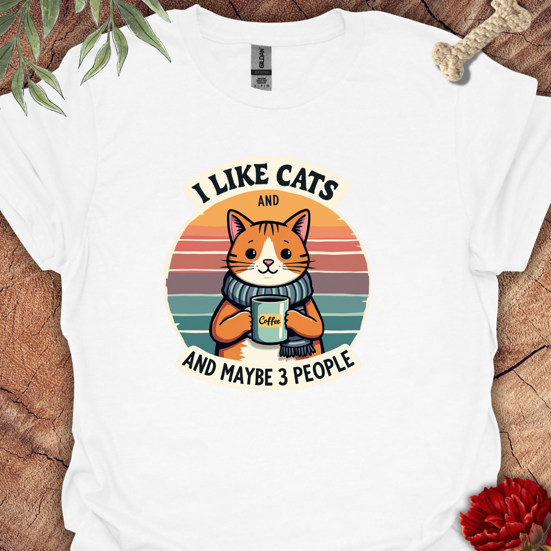 Cats and Coffee Tee