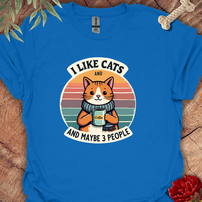 Cats and Coffee Tee