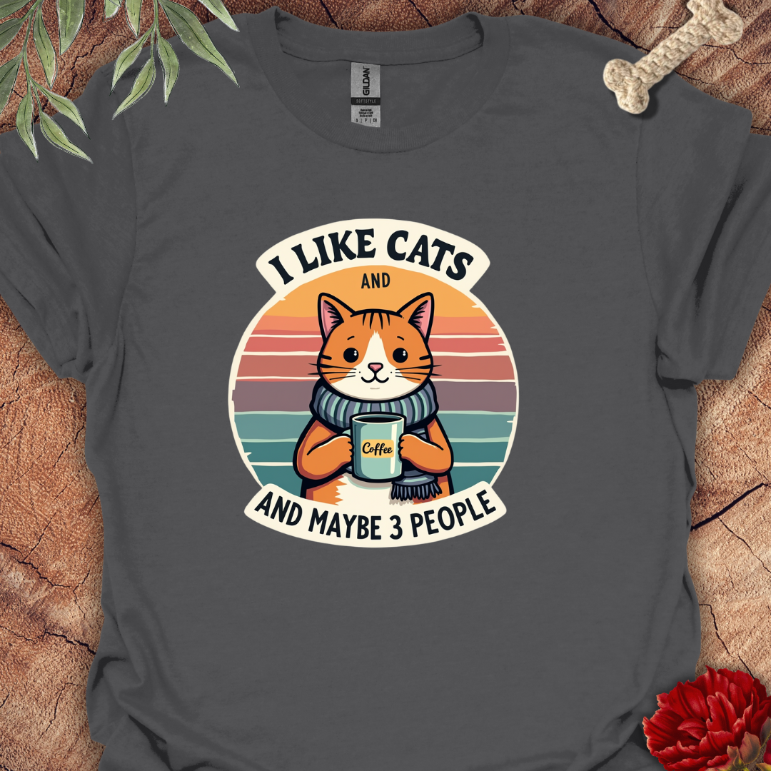 Cats and Coffee Tee