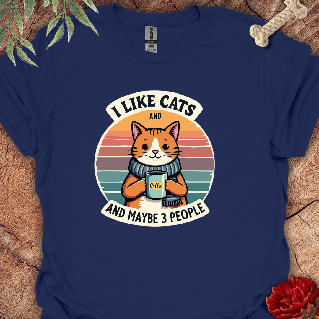 Cats and Coffee Tee