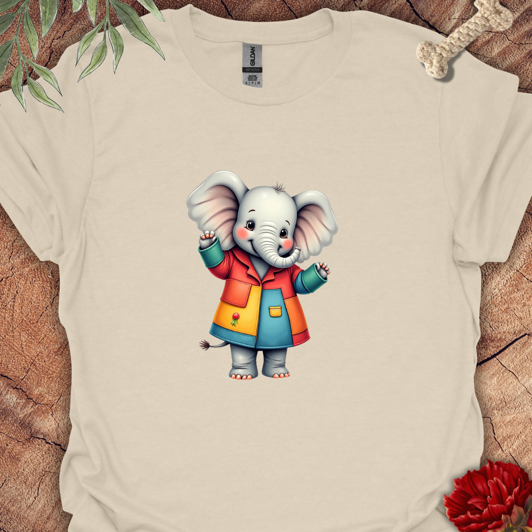 Cheerful Elephant Tee