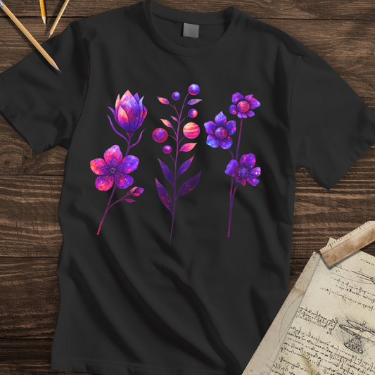 Cosmic Blooms T-shirt
