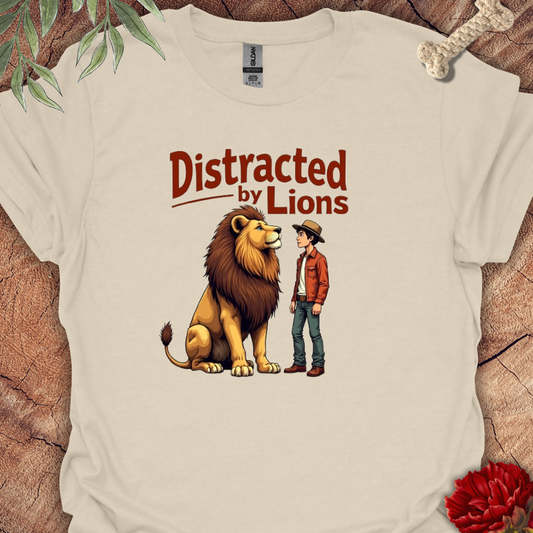 Distracted by Lion Tee