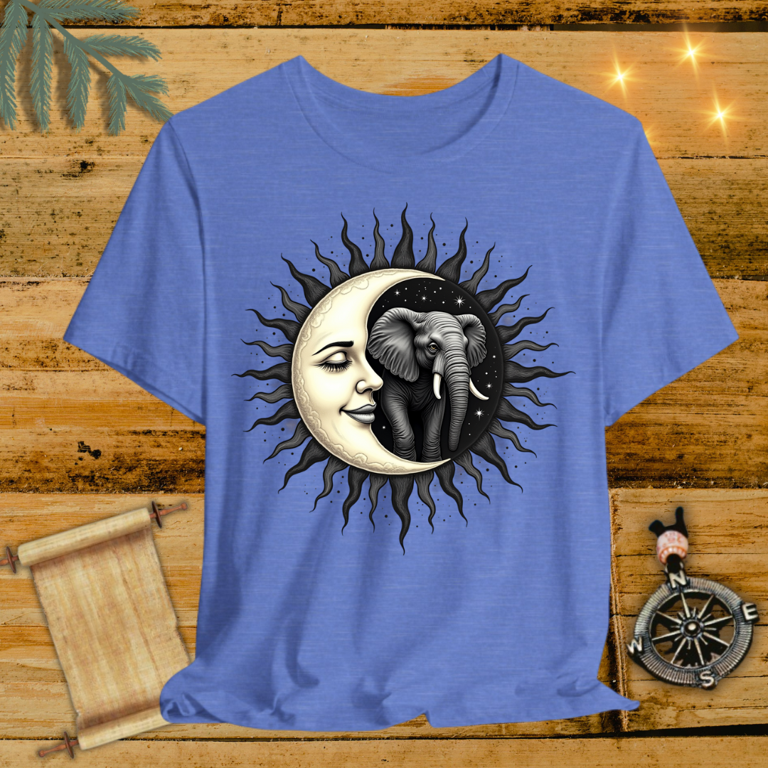 Celestial Harmony Elephant T-Shirt