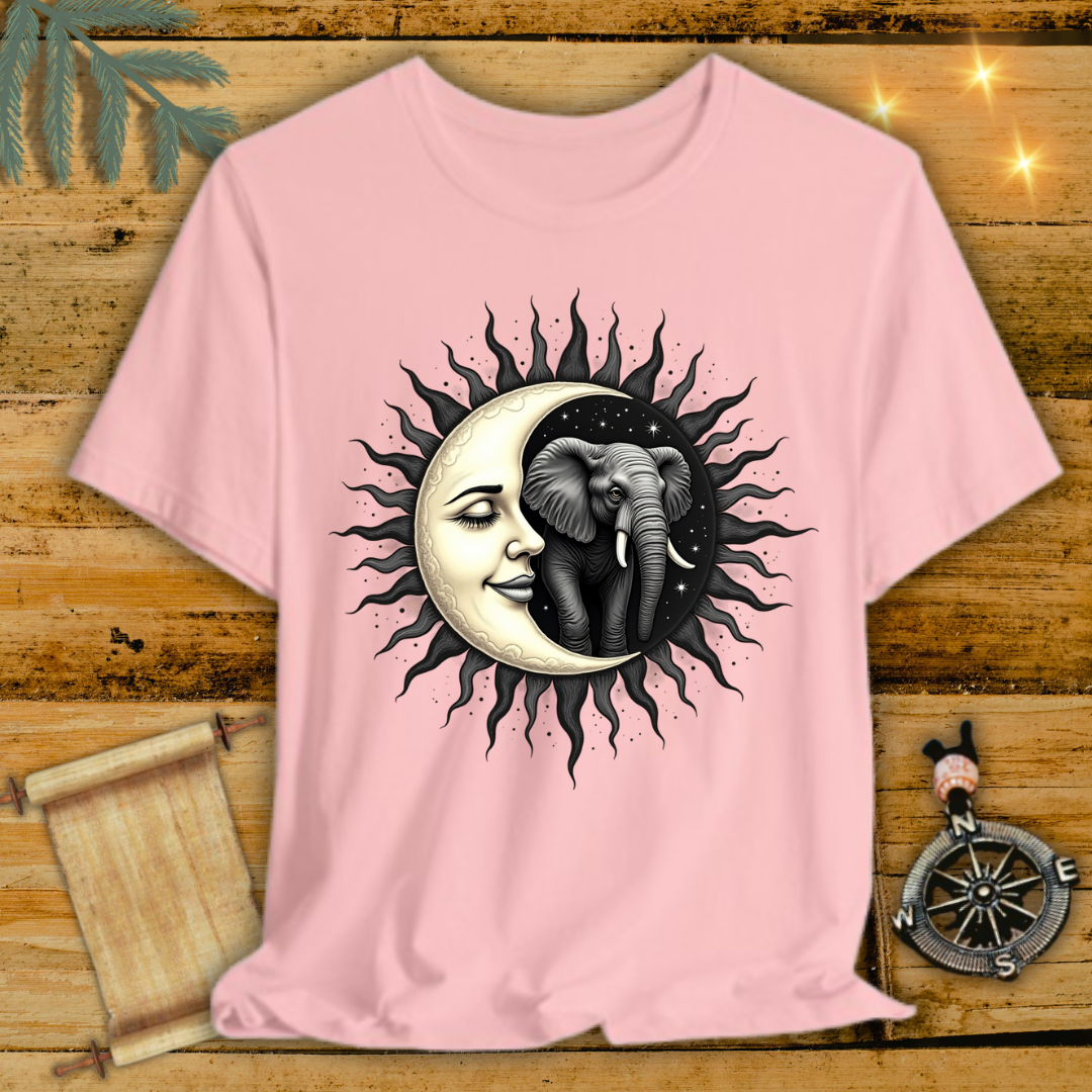 Celestial Harmony Elephant T-Shirt