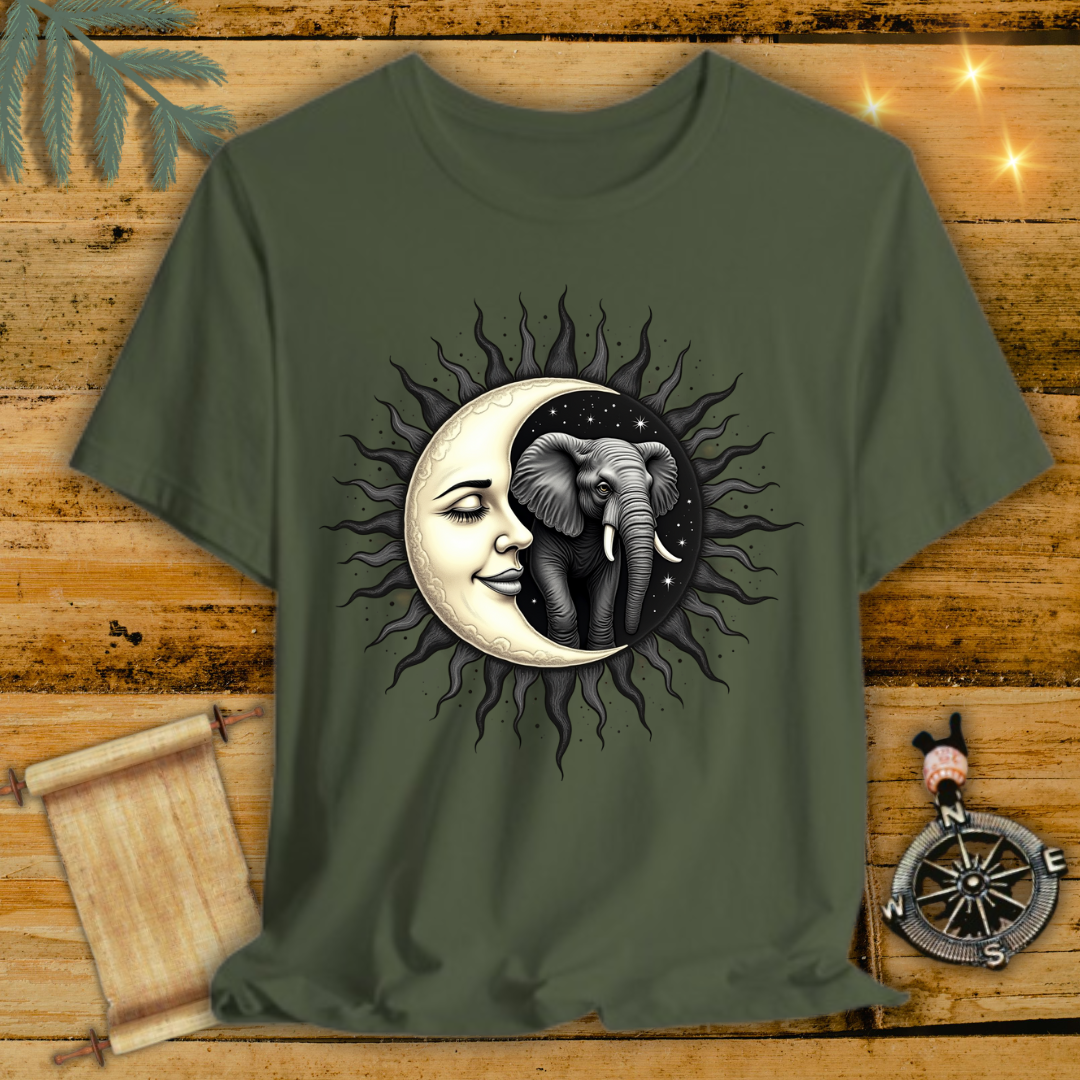 Celestial Harmony Elephant T-Shirt