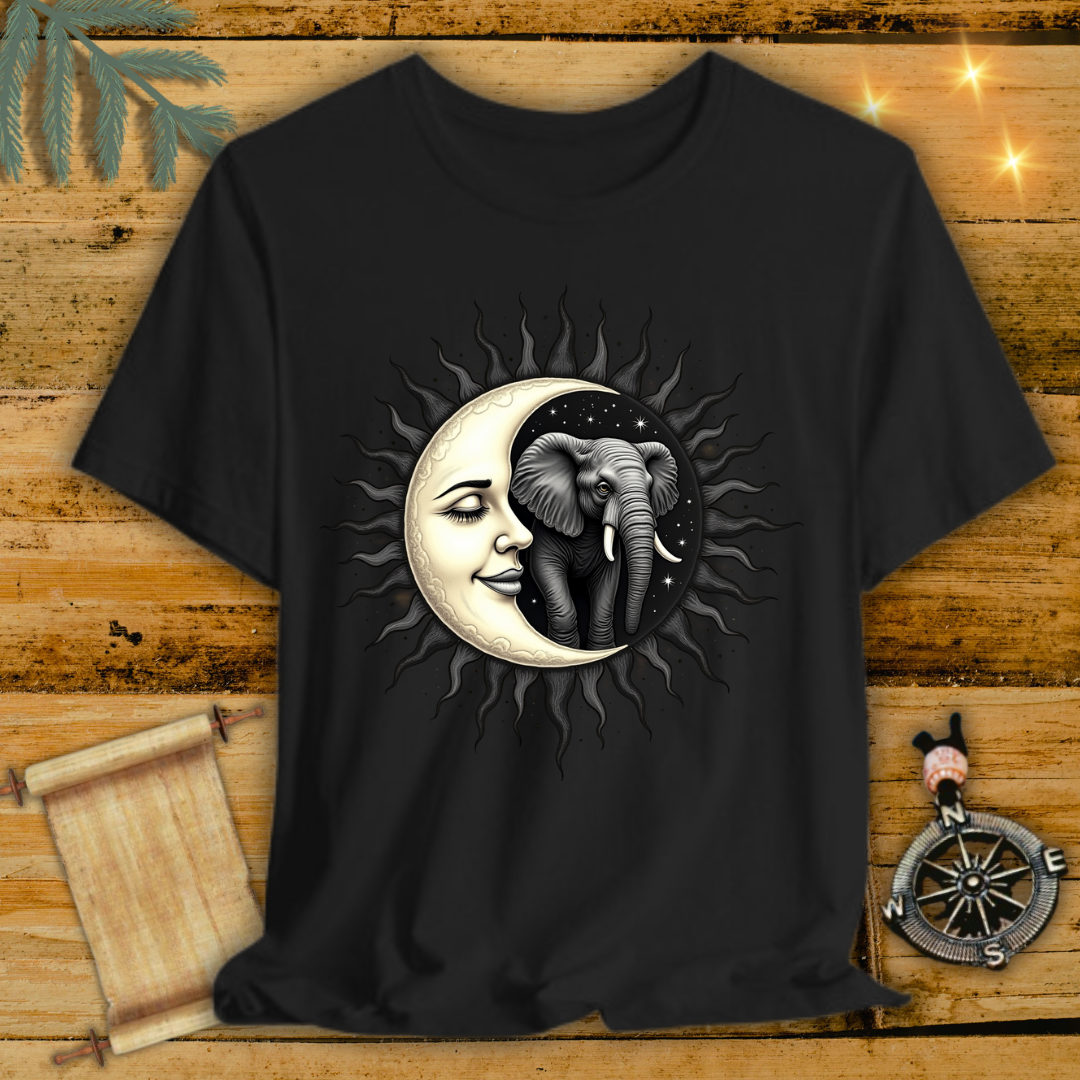 Celestial Harmony Elephant T-Shirt