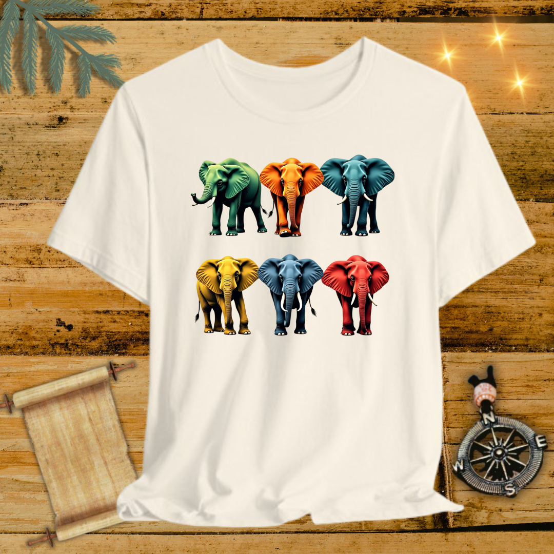 Colorful Elephants T-Shirt