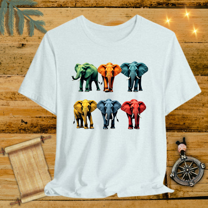 Colorful Elephants T-Shirt