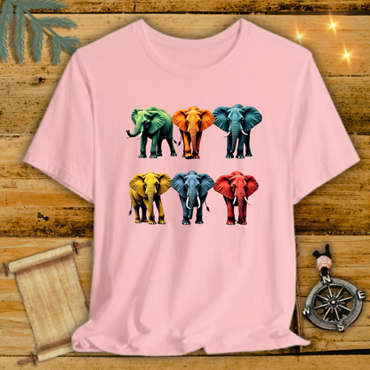 Colorful Elephants T-Shirt