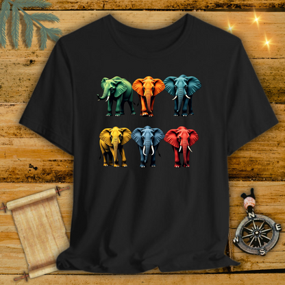 Colorful Elephants T-Shirt